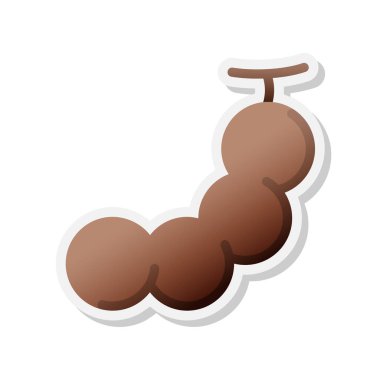 Demirhindi etiket simgesi, Vektör, İllüstrasyon.