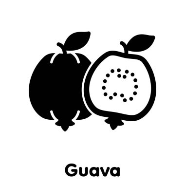 Guava kabartma simgesi, Vektör, Görüntü.