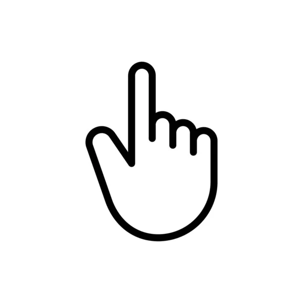 Fingerzeig Mit Der Hand — Stockvektor