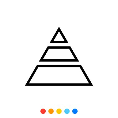 Üçgen grafik simgesi, Vektör ve Görüntü .