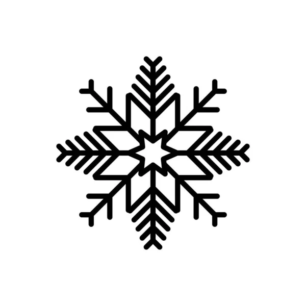 Forma Floco Neve Abstrato Vector — Vetor de Stock