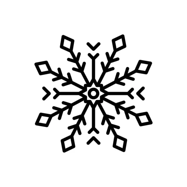 Αφηρημένο Σχήμα Νιφάδας Χιονιού Διάνυσμα — Διανυσματικό Αρχείο