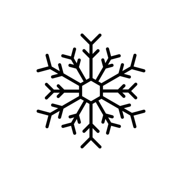 Αφηρημένο Σχήμα Νιφάδας Χιονιού Διάνυσμα — Διανυσματικό Αρχείο