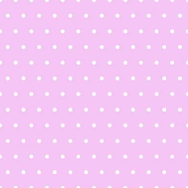 White dot with seamless pattern on pink background.