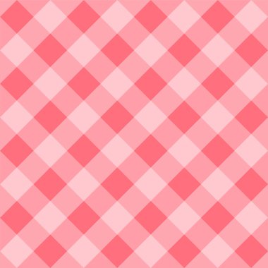 Red gingham seamless pattern background.