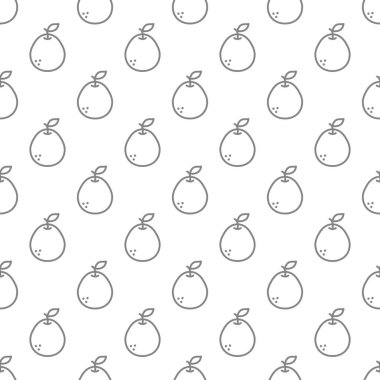 Pomelo seamless pattern background .