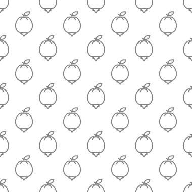 Guava seamless pattern background .