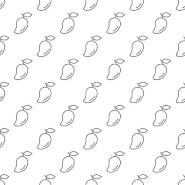 Mango seamless pattern background .
