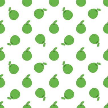 Cartoon pomelo seamless pattern background.