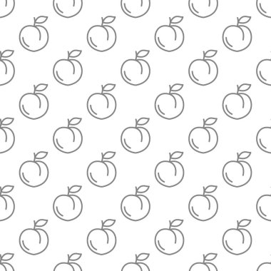 Şeftali Dikişsiz desen arka plan .