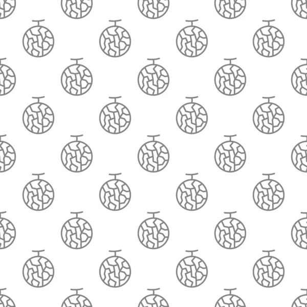 Cantaloup seamless pattern background .