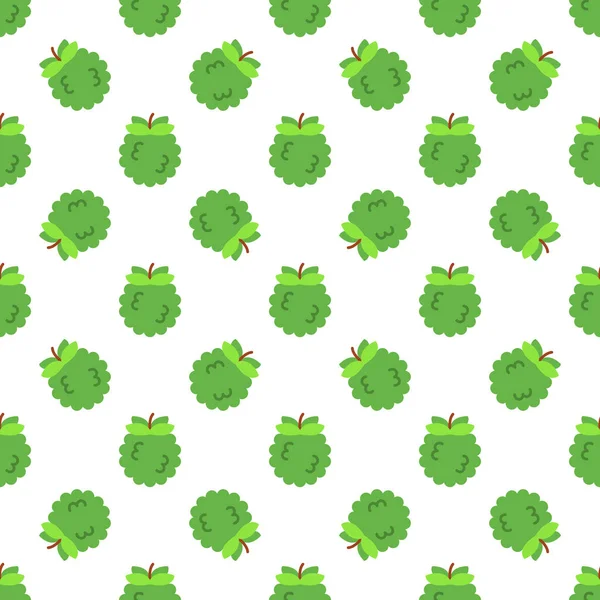 Cartoon custard apple seamless pattern background.