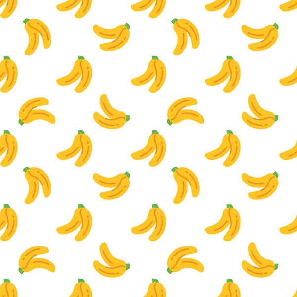Cartoon banana seamless pattern background.