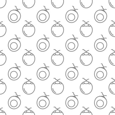 Coconut seamless pattern background .