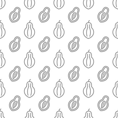 Papaya seamless pattern background .