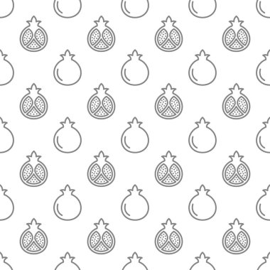 Nar Dikişsiz desen arka plan .