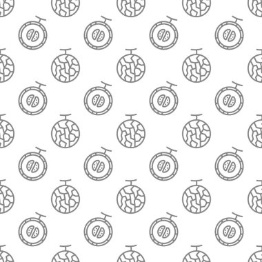 Cantaloup seamless pattern background .