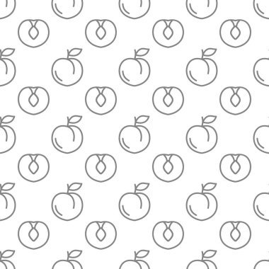 Şeftali Dikişsiz desen arka plan .