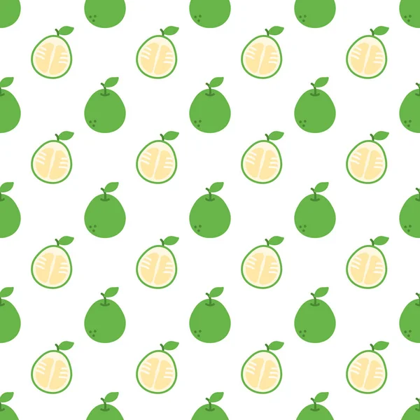 Cartoon pomelo seamless pattern background.