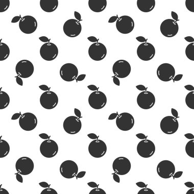 Black orange seamless pattern background.