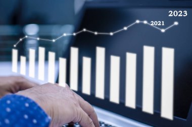 İş adamı 2022 iş büyümesinin olumlu göstergelerini analiz ediyor