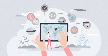 Lojistik süreci çevrimiçi olarak yürütmek için tedarik zinciri teknolojisi