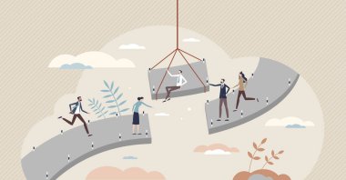 Aradaki boşluğu doldurmak ve takım çalışması ile engelleri aşmak.