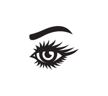 Gözün vektör illüstrasyonu