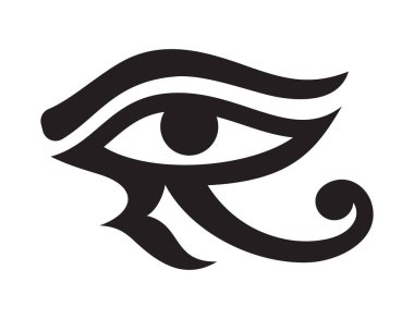 Horus 'un Gözü' nün vektör illüstrasyonu