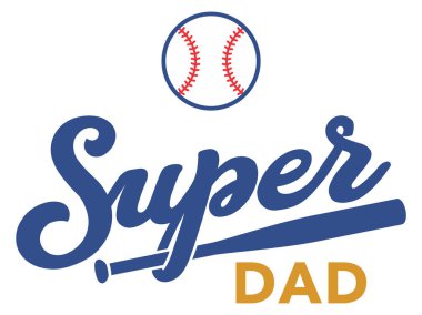 Süper baba işaretinin vektör illüstrasyonu