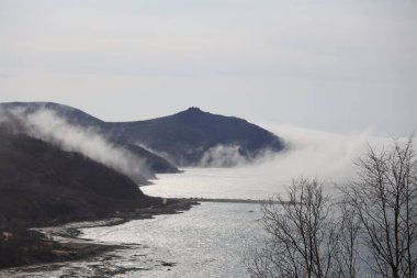 Deniz Kuzey Magadan Rusya Uzak doğu kıyısı