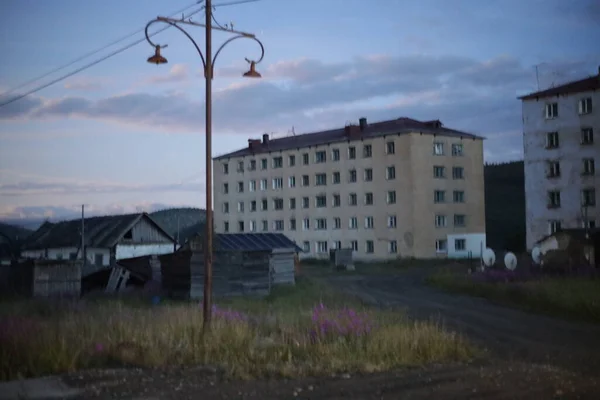 Mar Norte Rusia Lejano Este Roto Willage Edificio —  Fotos de Stock