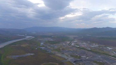 Kuzey Nehri Yolu Uzak Doğu Kasabası Willage