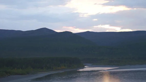 North River Road Långt Österut Stad Willage — Stockfoto