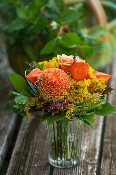 Buquê Flores Coloridas Outono — Fotografia de Stock