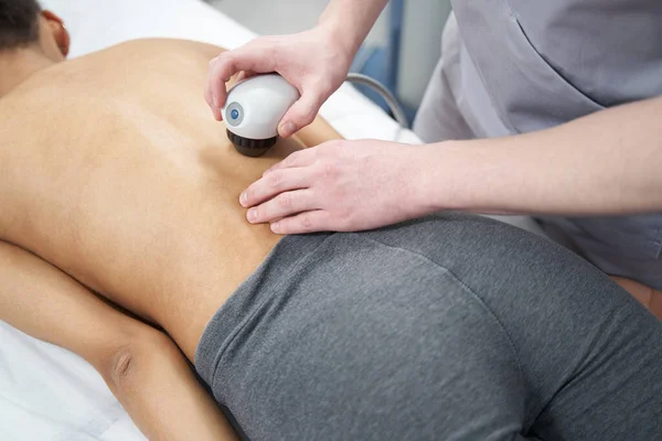 Woman on massage session in the salon — Stock Photo, Image