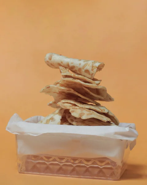 Tempe Chips Ist Ein Indonesischer Snack Aus Fermentierten Sojabohnen Scheiben — Stockfoto