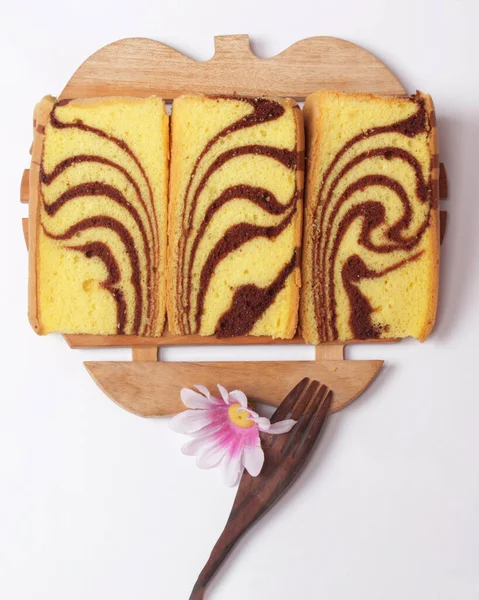 Miękkie Słodkie Ciasto Czekoladowe Gotowy Towarzyszyć Śniadaniu Rano Idealny Picia — Zdjęcie stockowe