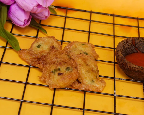 Potato cakes for your breakfast menu. Start the morning with a healthy diet. Menu for lunch at school or office. Healthy food and easy to make. Focus blur. Home made food. Focus only on a few points.