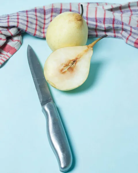 Fresh Pears Open Your Breakfast Menu Pears Have Sweet Fresh — Stock Photo, Image