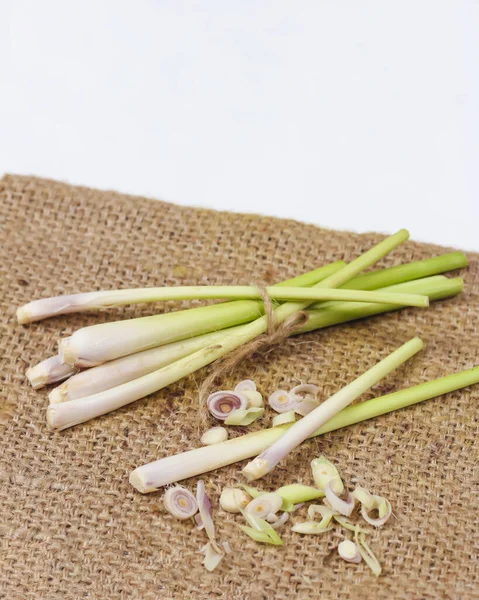 Lemongrass Cymbopogon Citratus Member Grass Tribe Used Kitchen Spice Scent — Stock Photo, Image