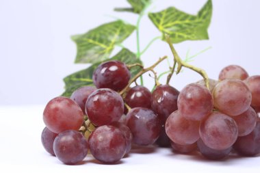 Üzümler, ağaç üzümünün meyveleridir. Üzümler çiğ yenebilir ya da şarap, meyve suyu ve reçel yapımında kullanılabilir. Üzümler farklı renklerde gelir; kırmızı, mor, beyaz. Fokus bulanıklığı.