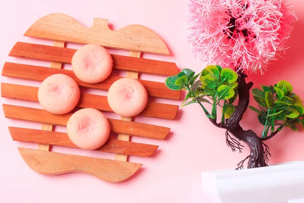 Gâteau Éponge Avec Une Texture Douce Peau Extérieure Qui Différentes — Photo