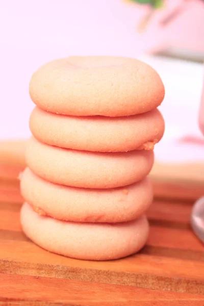 Gâteau Éponge Avec Une Texture Douce Peau Extérieure Qui Différentes — Photo