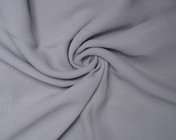Tekstura Tkaniny Hidżab Kształcie Fal Wygląda Pięknie Jak Obraz Kwiatowy — Zdjęcie stockowe