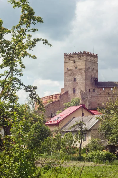 Łuck High Castle Znany Również Jako Lubart Castle — Zdjęcie stockowe