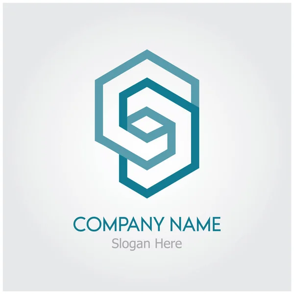 Logo White Background — Stock vektor