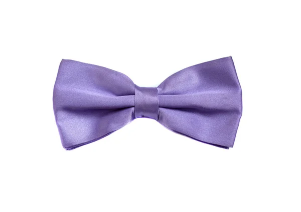 Corbata Púrpura Aislada Sobre Fondo Blanco —  Fotos de Stock