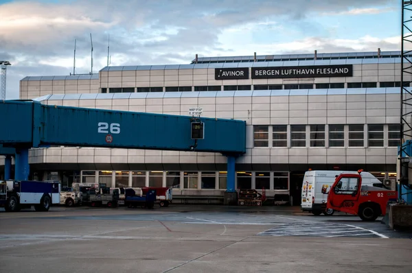 Bergen Noruega Maio 2016 Edifício Principal Aeroporto Internacional Bergen — Fotografia de Stock