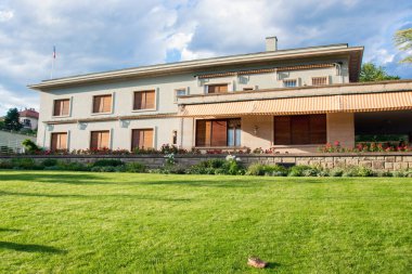 Çek Cumhuriyeti, Brno 'nun merkezinde güzel klasik Villa Stiassni